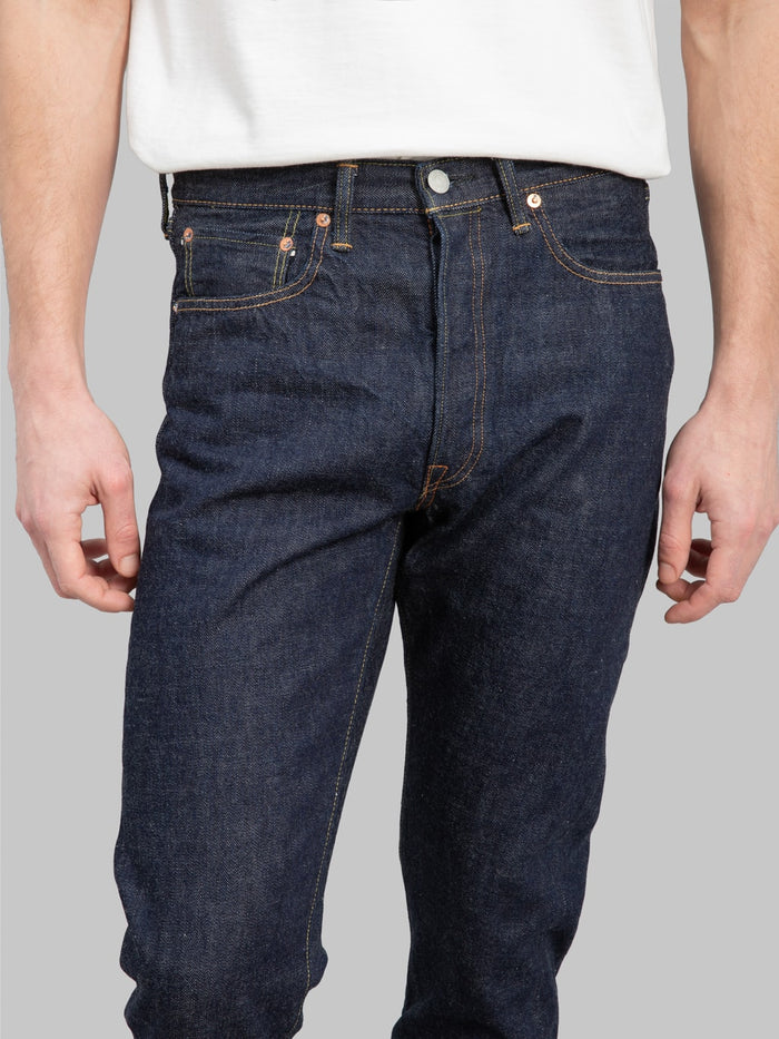 Fullcount 1110W Tapered selvedge denim Jeans waist