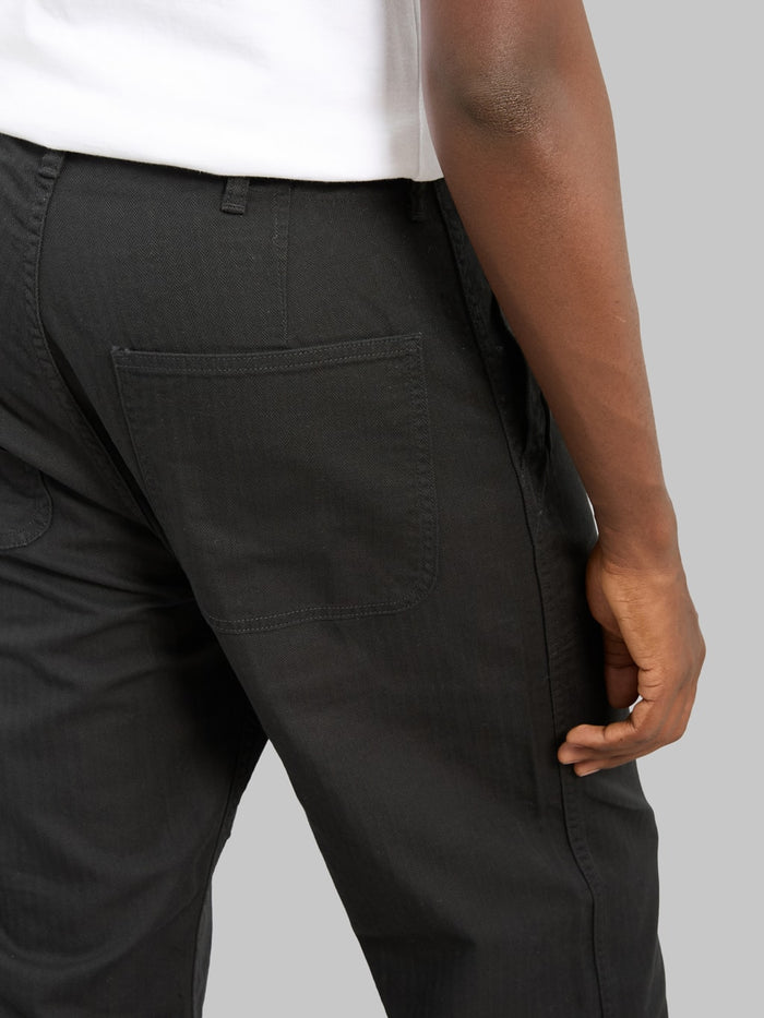 Fullcount 1141-2 USN Herringbone Seamen’s Trousers Black