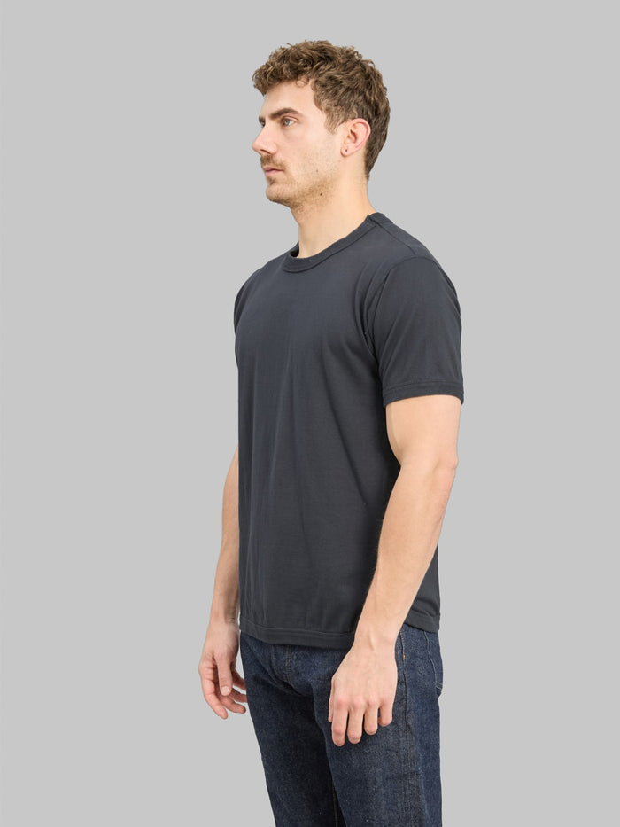 Fullcount 5222 Flat Seam Heavyweight TShirt Black side look
