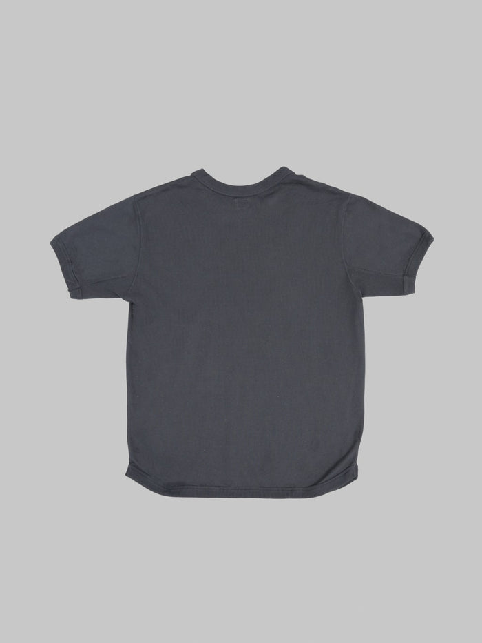 Fullcount 5222 Flat Seam Heavyweight TShirt Black 100 cotton