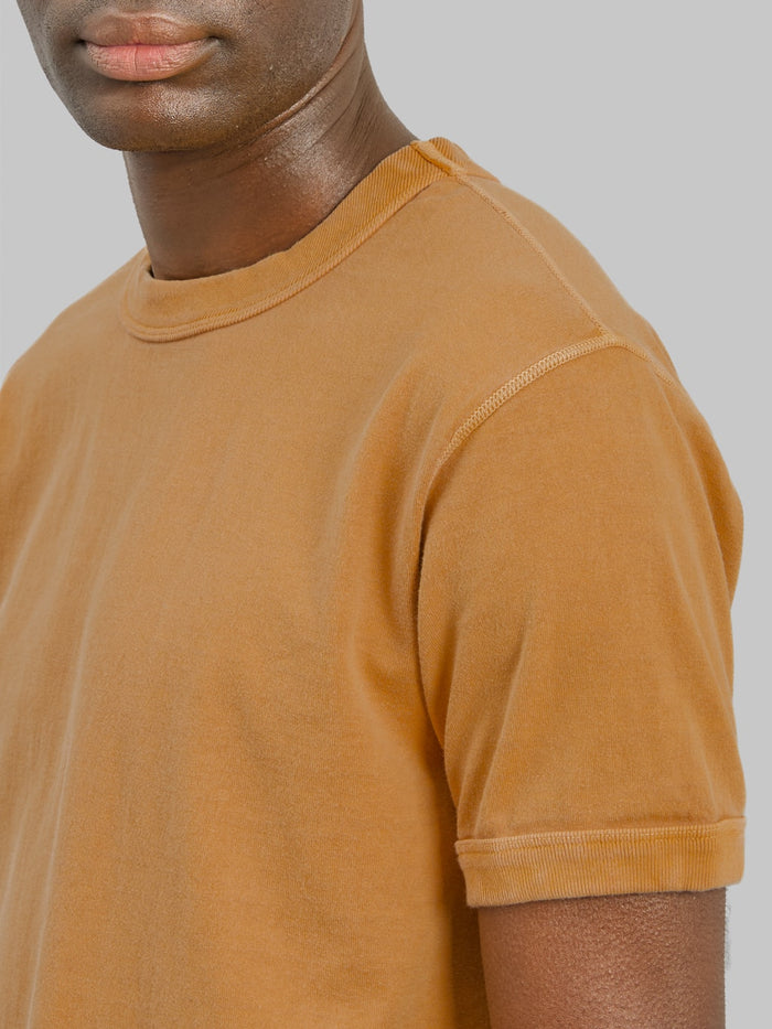 Fullcount 5222 Flat Seam Heavyweight TShirt Saffron short sleeve