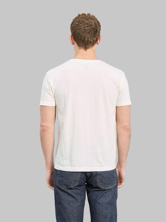 Fullcount 5503 TShirt White 2 Pack back fit