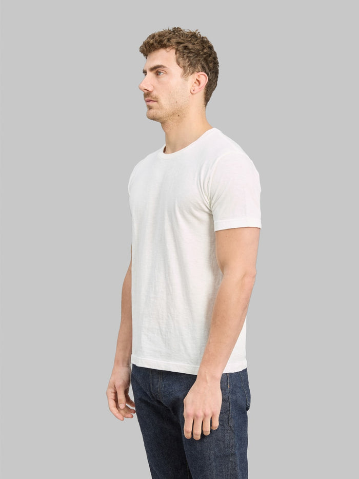 Fullcount 5503 TShirt White 2 Pack side fit