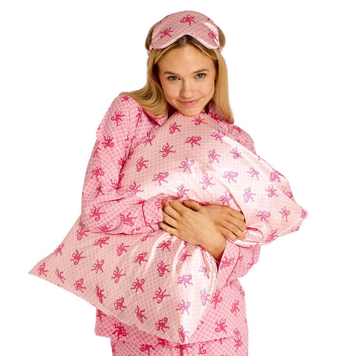 Funky Monkey Pillowcase and Eye Mask Set