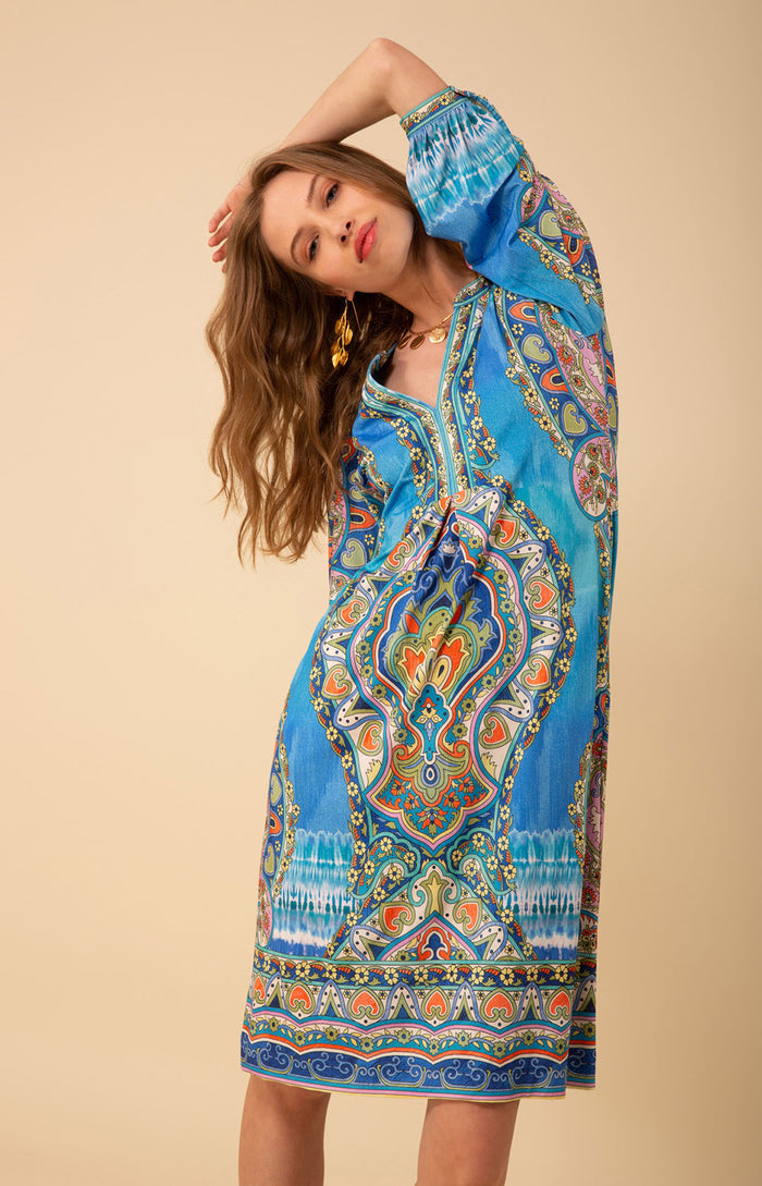 Gabriella Jersey Midi Dress, color_teal