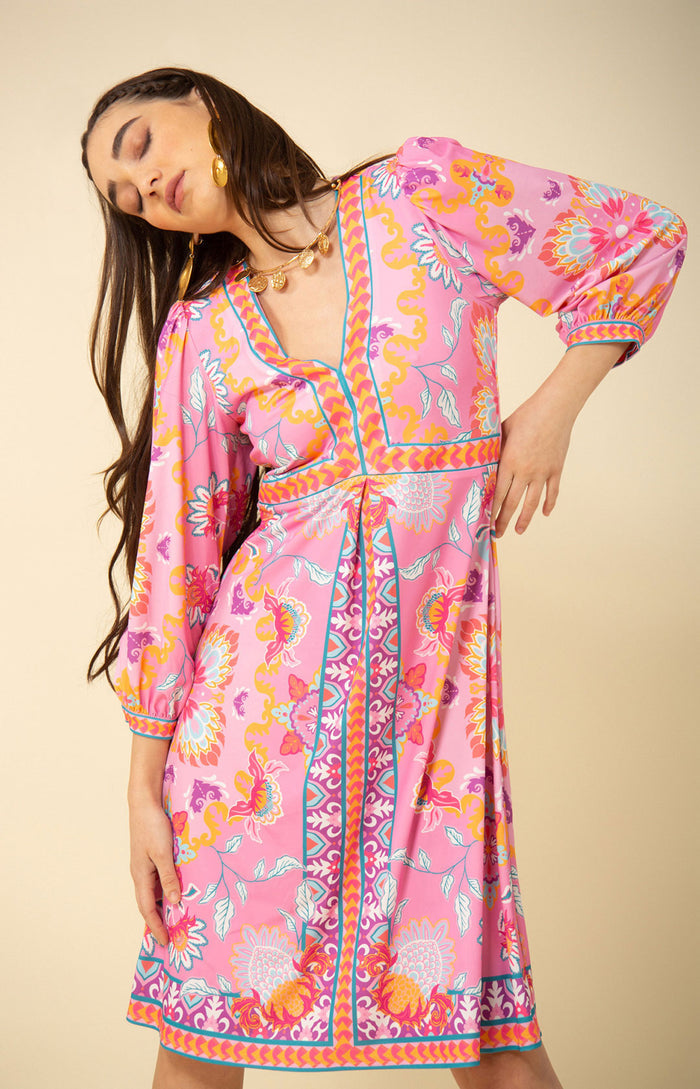 Genesis Jersey Dress, color_pink