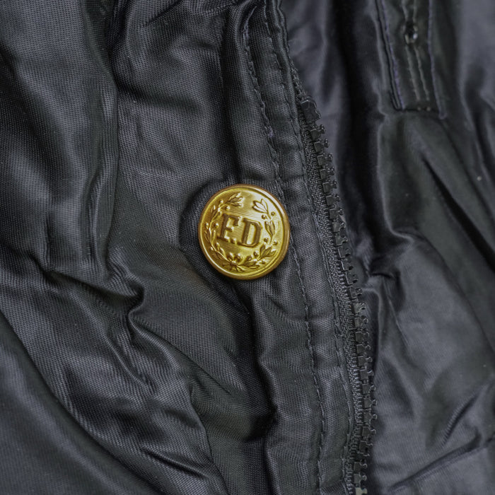 Gerber “Car-Duty” Jacket — Fire Department Issue, Navy Blue with Fur Collar - X Small - Army & Outdoors - Field Jackets