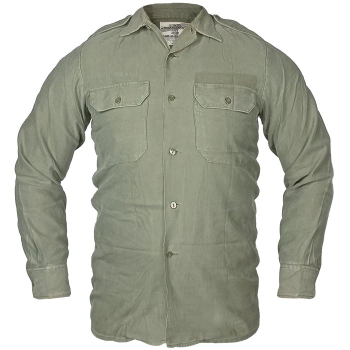German Army Long Sleeve Shirt - Used - German Army Surplus - Basic Shirts