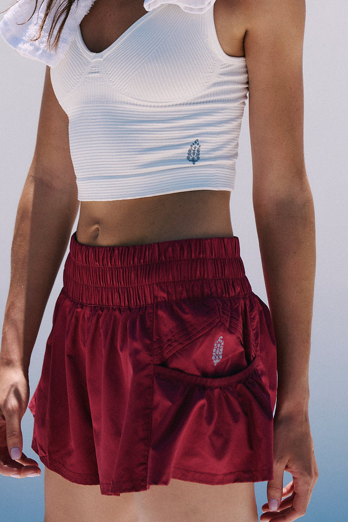 Get Your Flirt On Short | Brick