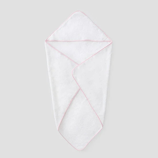 Weezie Gingham Hooded Baby Towel | Pink