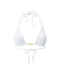 Swimwear Melissa Odabash Girona Triangle Bikini Top White Apoella