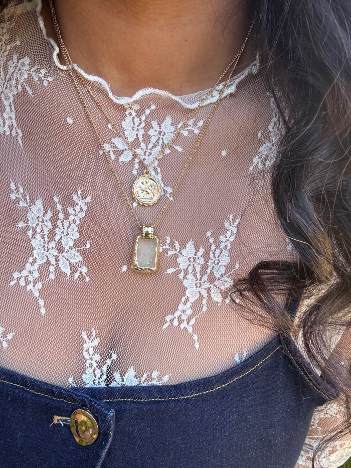 Golden Harmony Layered Necklace image 2