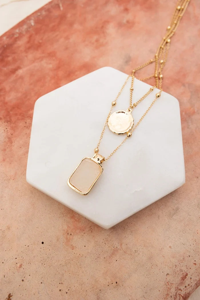Golden Harmony Layered Necklace image 5