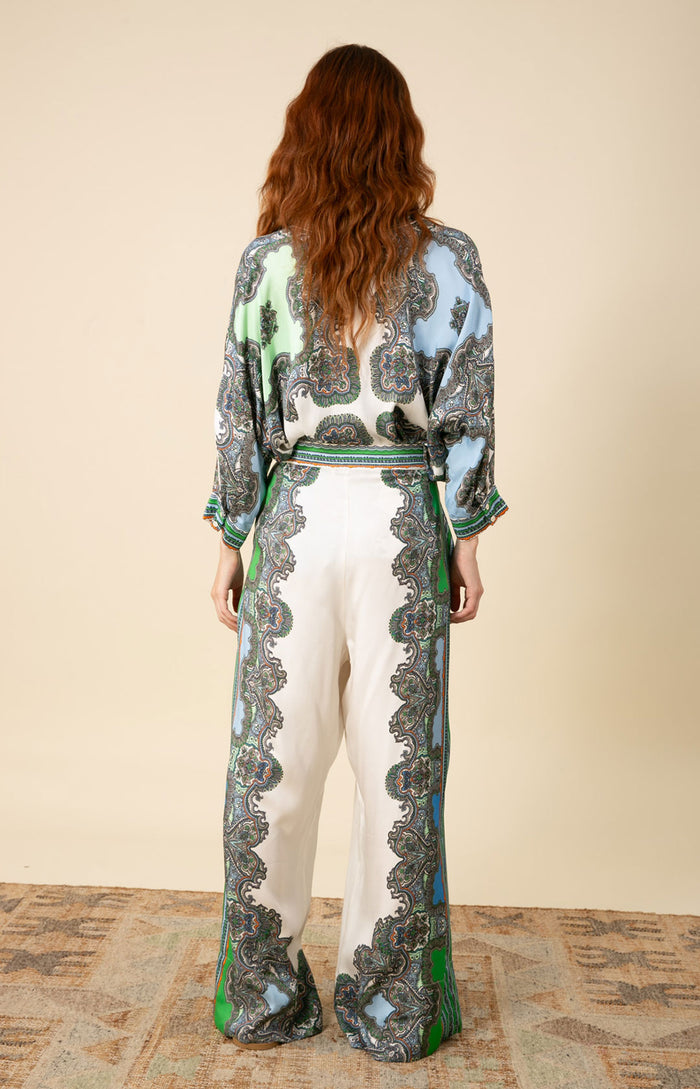 Gracelyn Twill Pants, color_blue