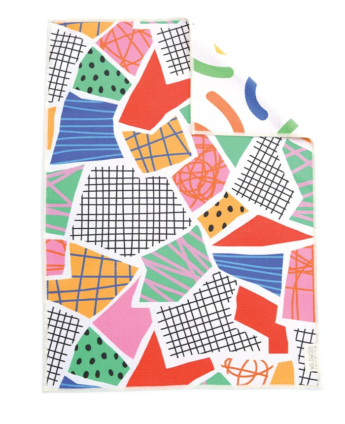 Graffiti Reversible Microfiber Hand Towel