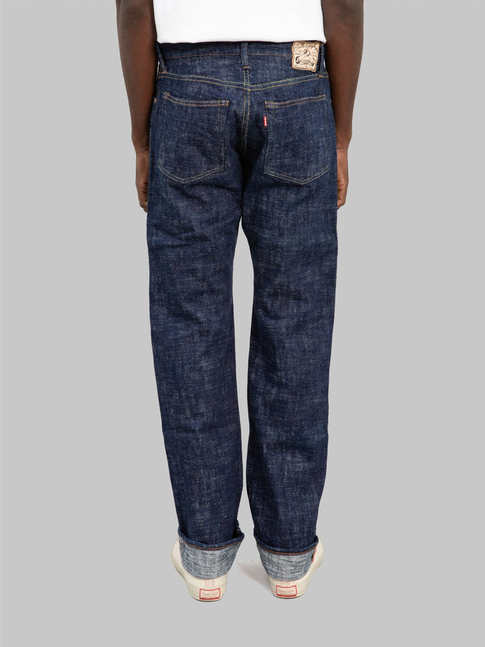 graph zero 24k7 15oz kase dyed indigo selvedge jeans back fit