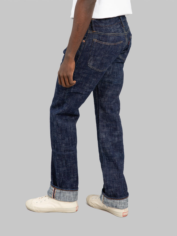graph zero 24k7 15oz kase dyed indigo selvedge jeans fitting