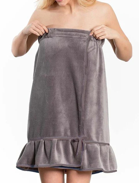 Gray Spa Wrap