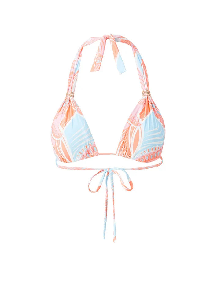 Swimwear Melissa Odabash Grenada Halter Bikini Top Cosmic Apoella
