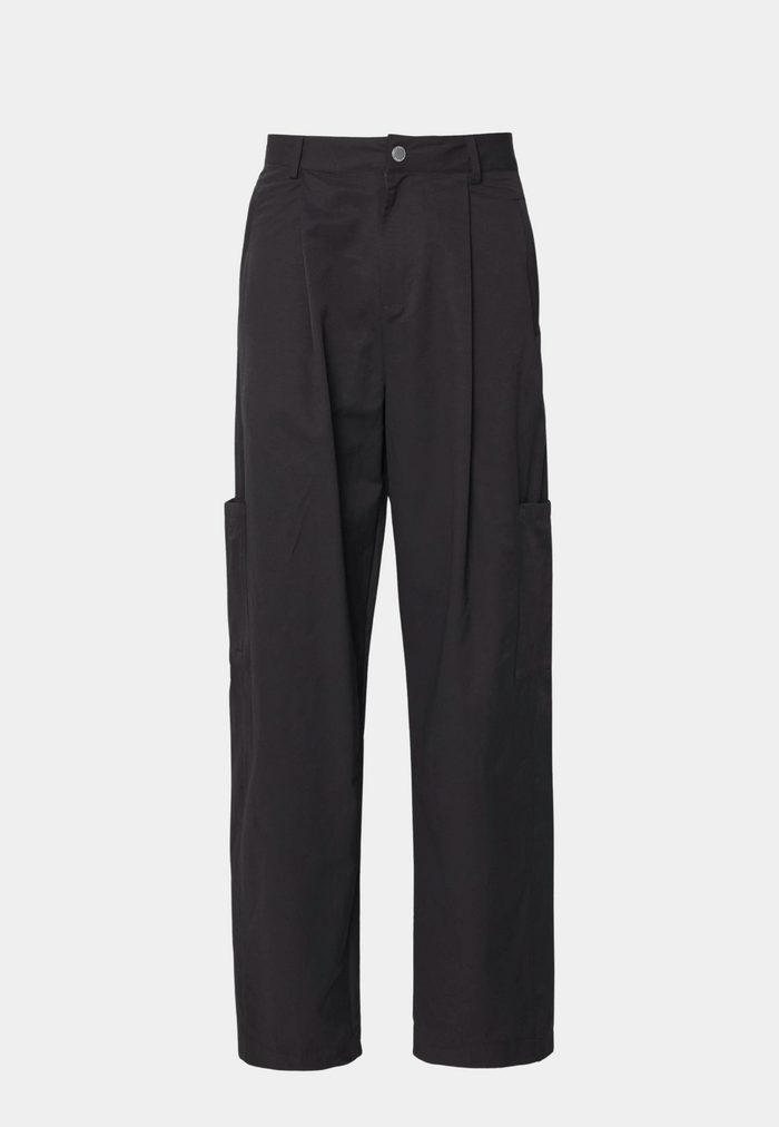 Han Kjobenhavn Washed Technical Cargo Trousers Black