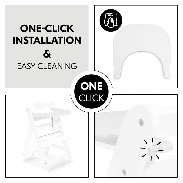 Hauck Alpha Click Tray - White - ebebek - Black Friday