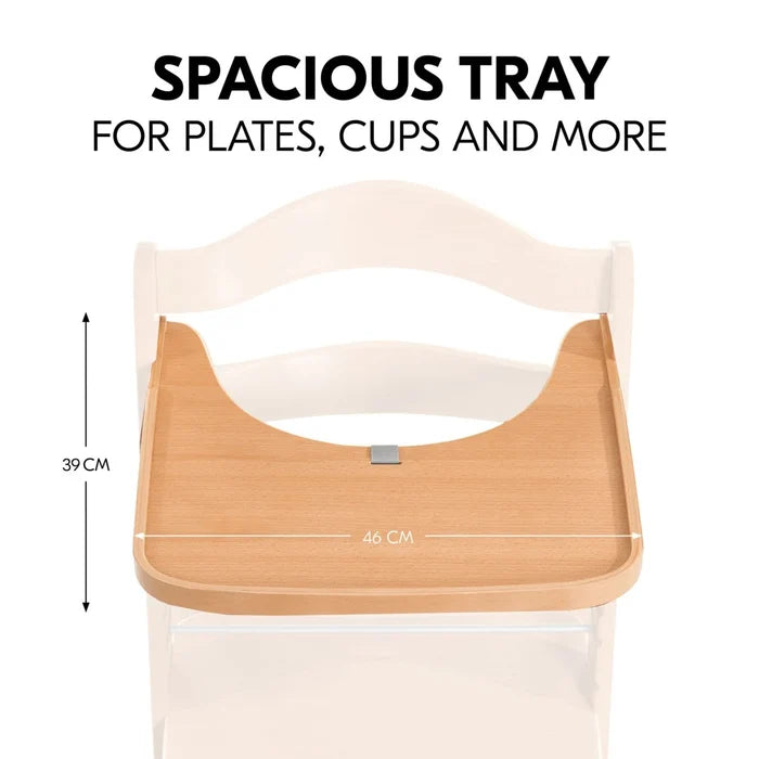 Hauck Alpha Wooden Tray - Natural - ebebek - Black Friday
