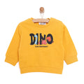 HelloBaby Baby Boy Dino Patterned Sweatshirt - Mustard - ebebek - Black Friday