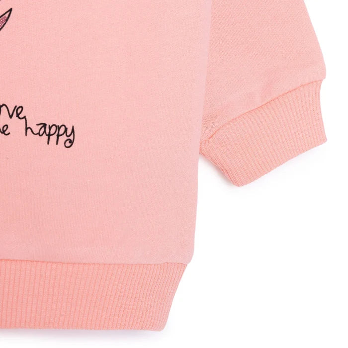 HelloBaby Baby Girl Flower Printed Sweatshirt - Pink - ebebek - Black Friday