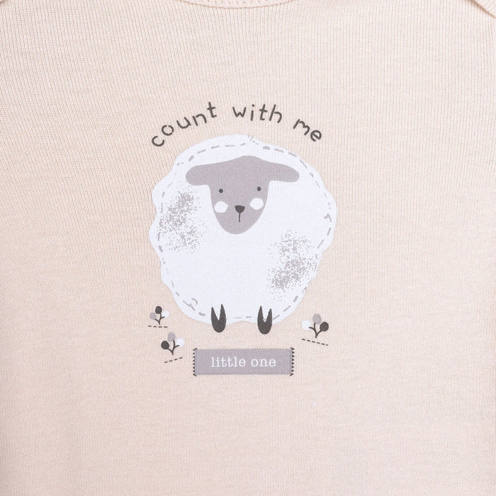 HelloBaby Baby Girl Long Sleeve Bodysuit 2 pcs - Beige - ebebek - Black Friday