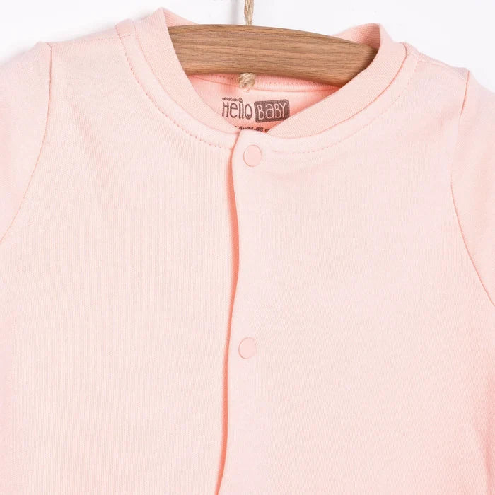 HelloBaby Basic Rib Cardigan - Light Pink - ebebek - Black Friday