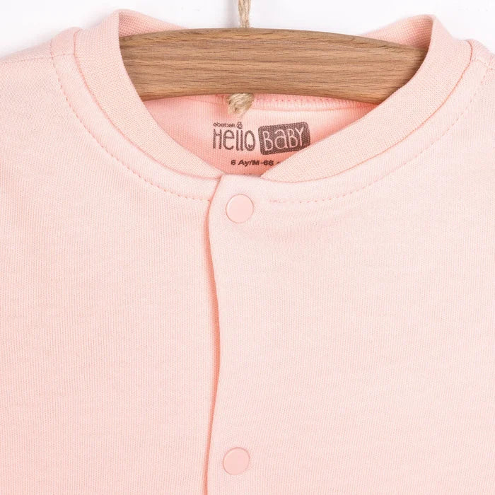 HelloBaby Basic Rib Cardigan - Light Pink - ebebek - Black Friday