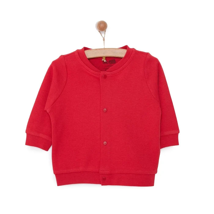 HelloBaby Basic Rib Cardigan - Red - ebebek - Black Friday