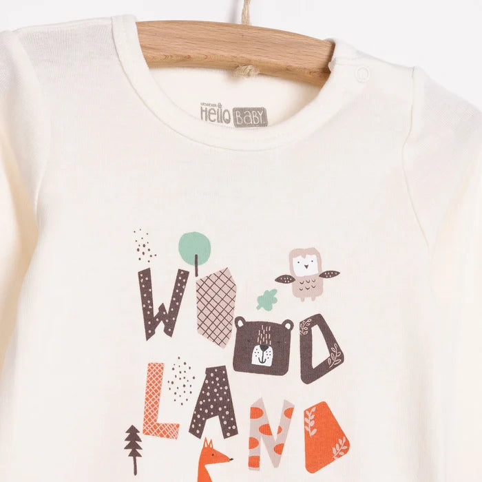 HelloBaby Boy 2 - Pack Long Sleeve Bodysuit - Beige - ebebek - Black Friday