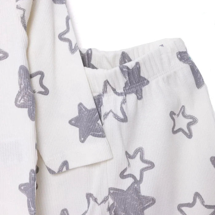 HelloBaby Boy Long Sleeve Pyjamas Set - Ecru Ecru - ebebek