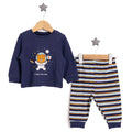 HelloBaby Boy Long Sleeve Pyjamas Set - Navy Blue - ebebek - Black Friday