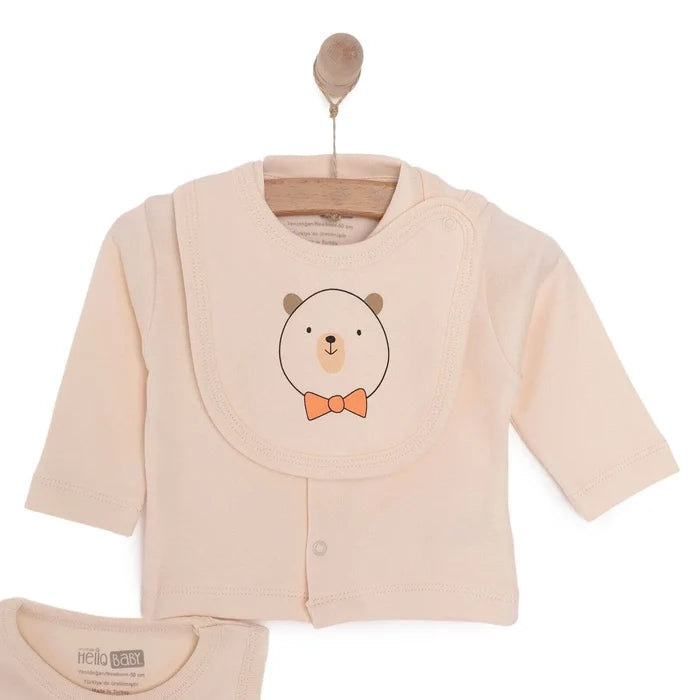 HelloBaby Boy Newborn Set 10 pcs - Ecru - HelloBaby - ebebek