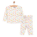 HelloBaby Girl Long Sleeve Pyjamas Set - Ecru Ecru - ebebek