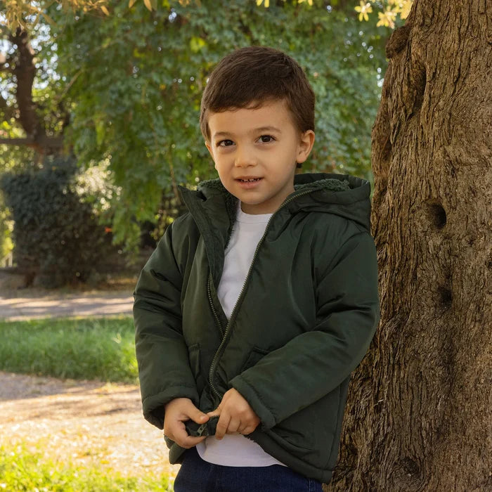HelloBaby Hooded Coat - Green - ebebek - Black Friday