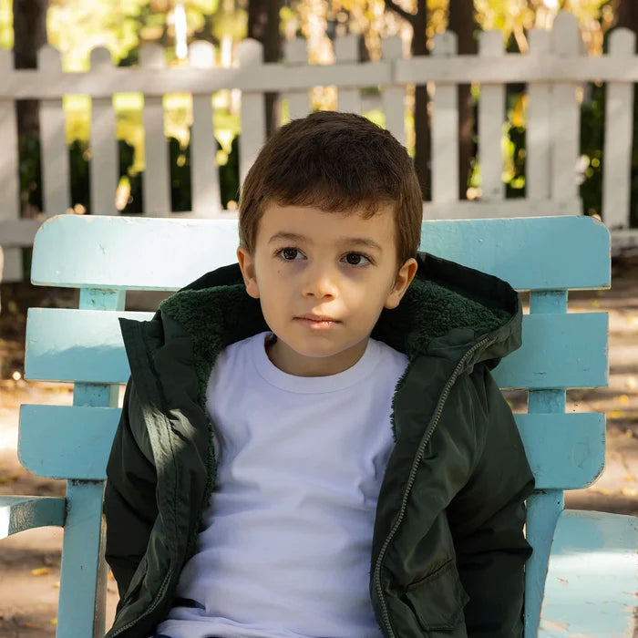 HelloBaby Hooded Coat - Green - ebebek - Black Friday
