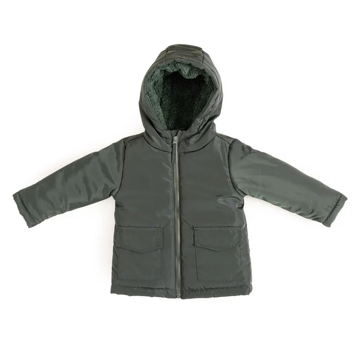 HelloBaby Hooded Coat - Green - ebebek - Black Friday
