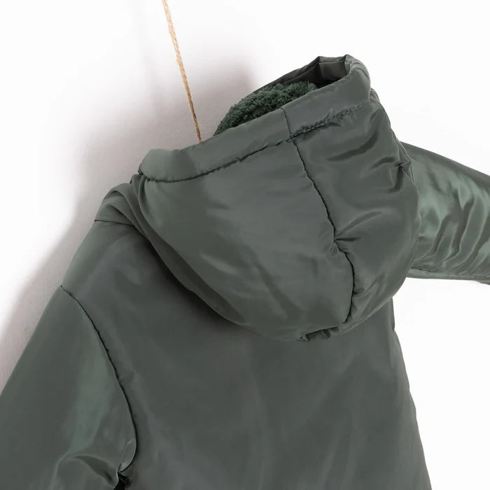 HelloBaby Hooded Coat - Green - ebebek - Black Friday