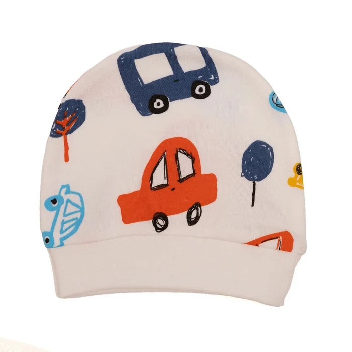 HelloBaby Newborn Baby Boy Body - Hat - Footed Bottom - Ecru Ecru - ebebek