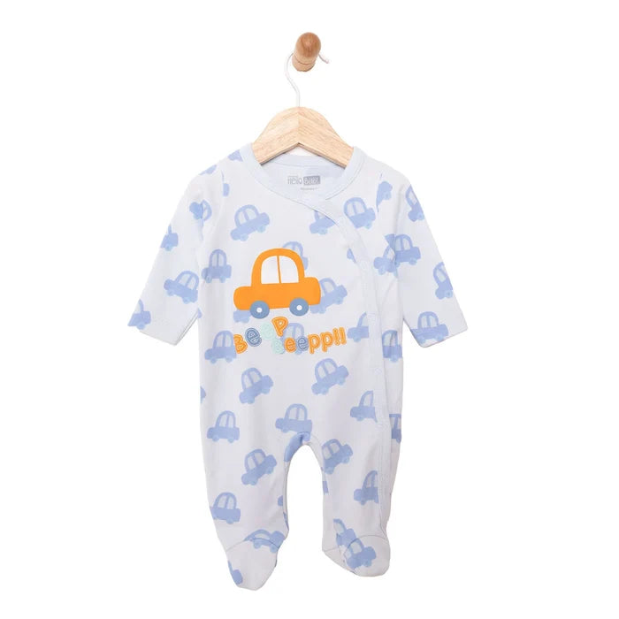 HelloBaby Newborn Baby Boy Footed Bottom - Blue - ebebek - Black Friday