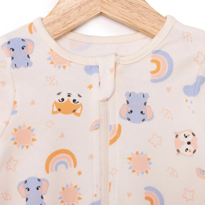 HelloBaby Newborn Girl Footed Jumpsuit - Beige - ebebek - Black Friday