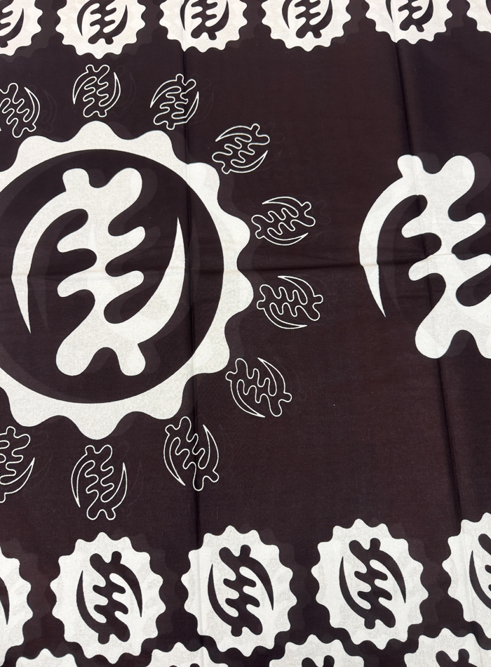 african fabric black and white