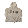 Hoodie converse gris à paillettes