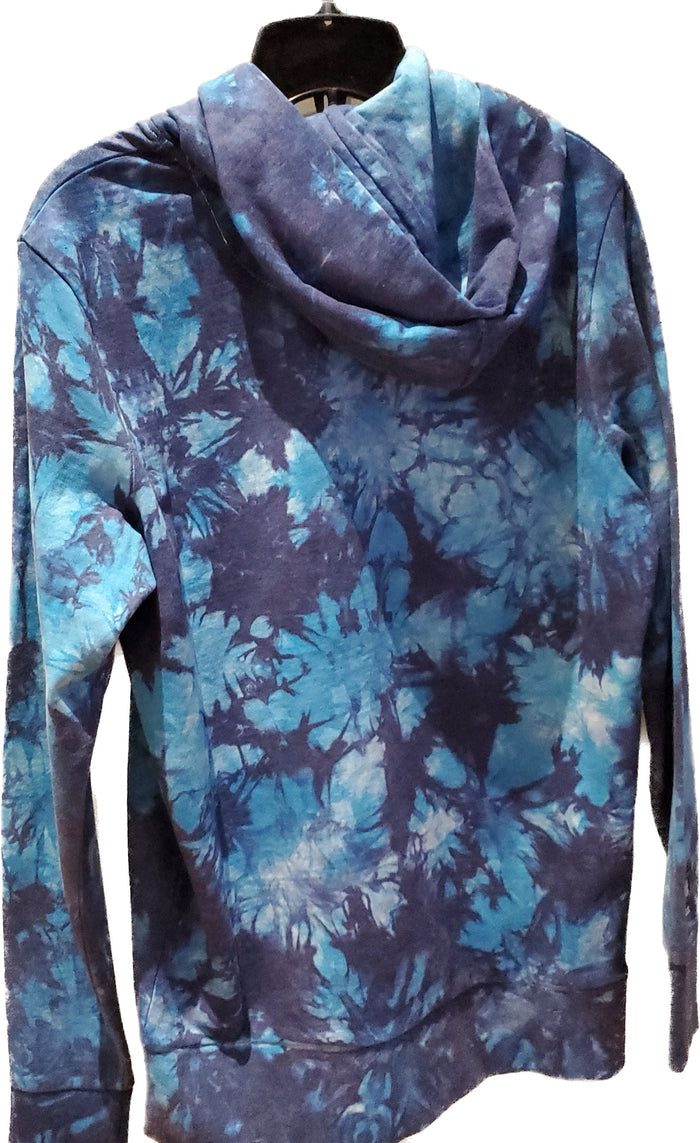 Hoodie kangol bleu tie-dye