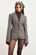 Houndstooth Triangle Scarf - Houndstooth