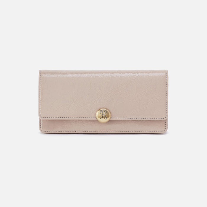 Hobo Hutton Large Wallet | Stone Gloss