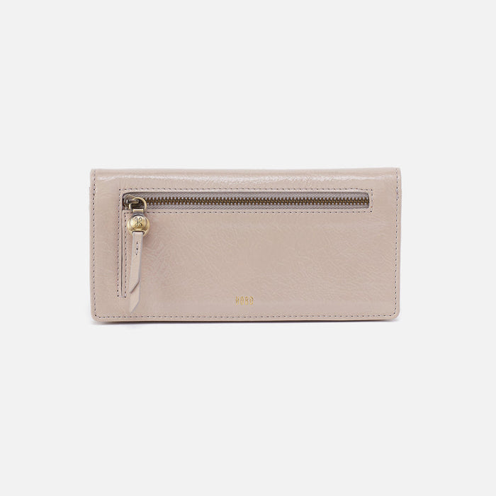 Hutton Large Wallet | Stone Gloss